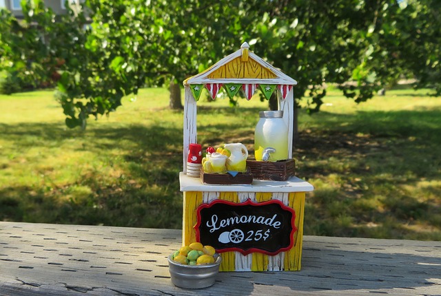 limonáda stánek